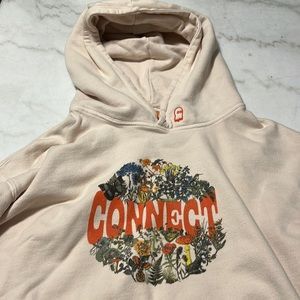 Lonely Ghost Connect Heavyweight Hoodie size Large